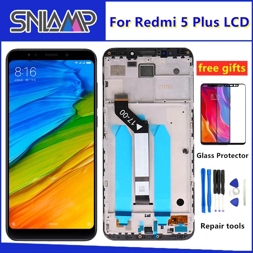 5 99 &quotОригинальный дисплей для Xiaomi Redmi Plus lcd сенсорный экран с рамкой 10 Dotyk сменные