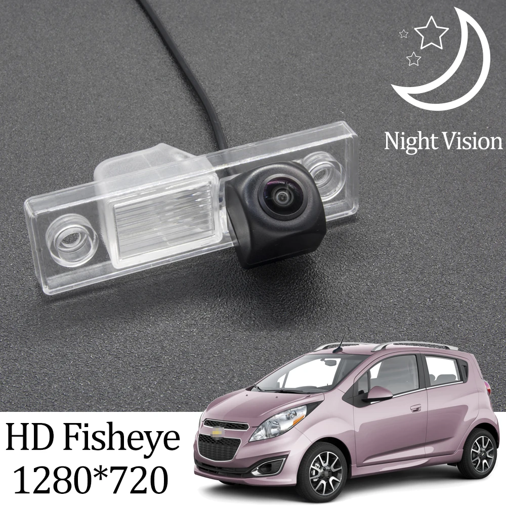 

Owtosin HD 1280*720 Fisheye Rear View Camera For Chevrolet Spark M200 M250 M300 2005-2019 Car Reverse Parking Accessories