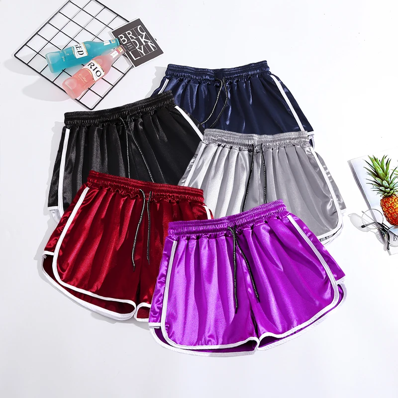 

show thin wide-legged shorts female running fitness pants Plus Size 5XL Women Sweat shorts boardshorts Summer Korean Chic Loose