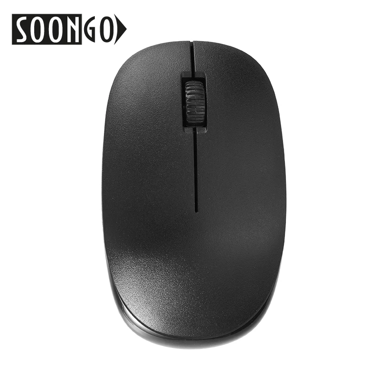 SOONGO 1600 DPI USB оптическая беспроводная компьютерная мышь 2 4G приемник супер тонкая