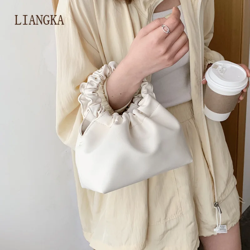 

2020 fashion PU Leather Tote Bags For Women Solid Color Shoulder Simple Bag Female Handbags and Purses Travel Totes