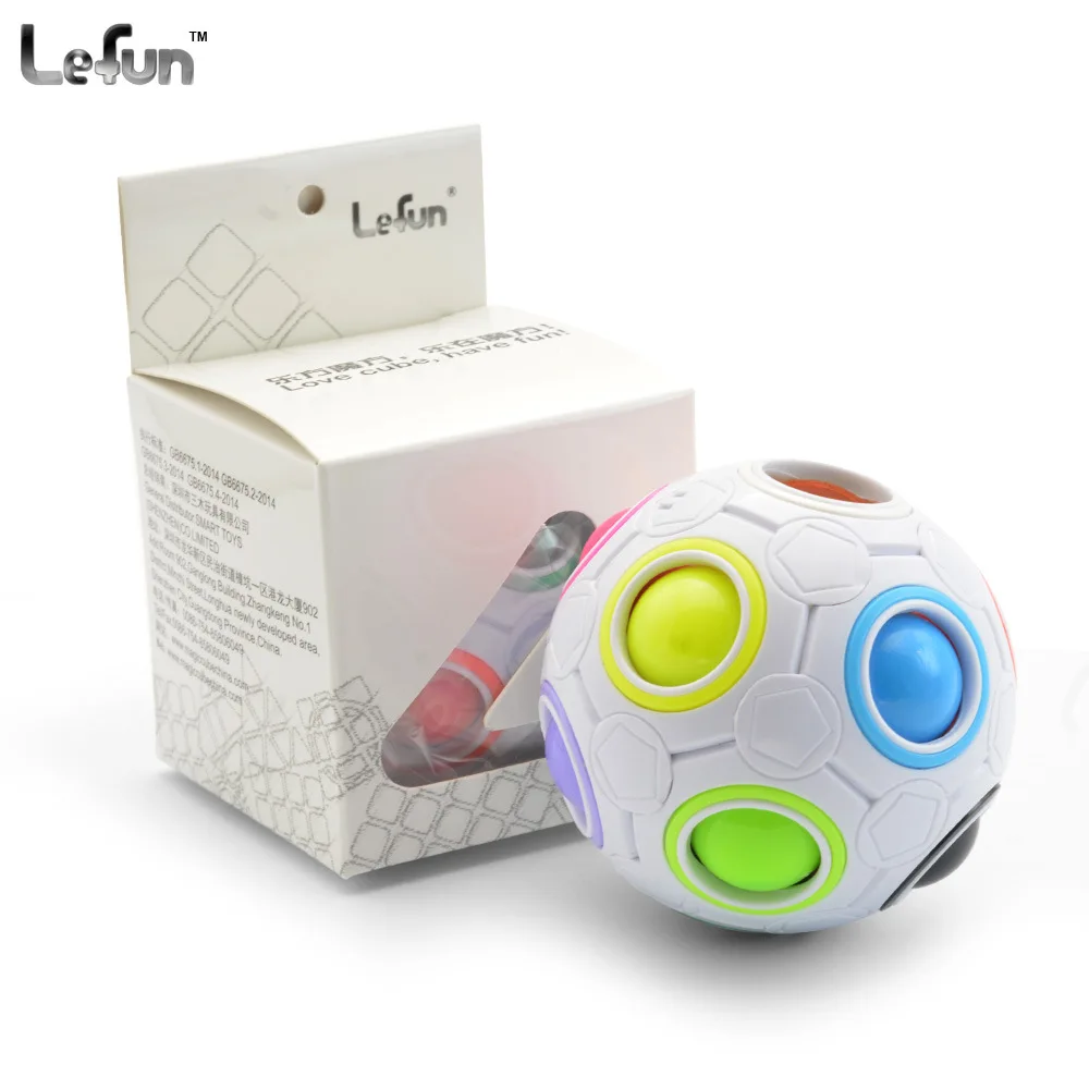 Lefun творческие Волшебные кубики скорость радуги пазлы мяч Футбол развивающие