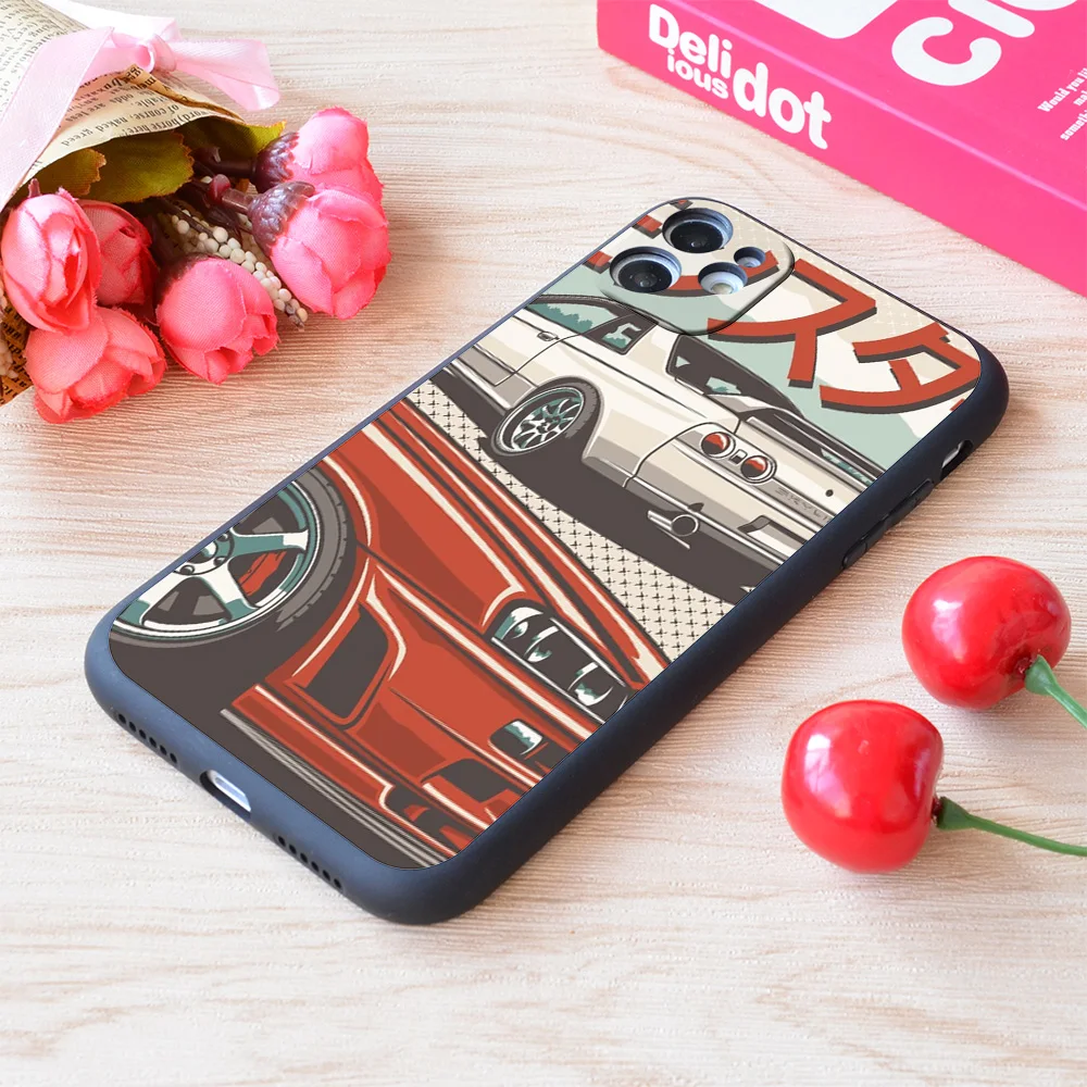 

For iPhone Monster Skyline Gtr R32 Amp R34 Print Soft Matt Apple iPhone Case