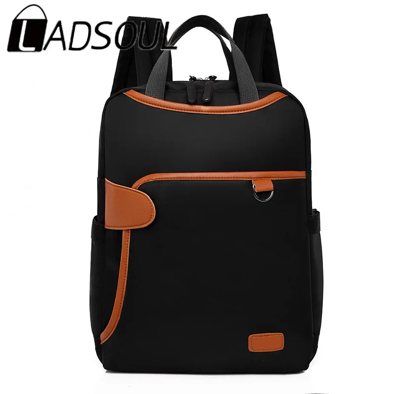 LADSOUL водонепроницаемый Женский деловой рюкзак модные школьные рюкзаки Оксфорд