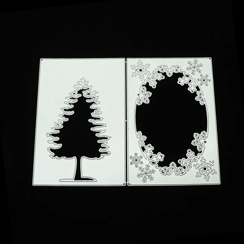 

New Christmas Tree Board Metal Cutting Dies Stencils DIY Scrapbooking Album Paper Decorative Craft Embossing Paper Cards Crafts