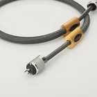 VIBORG KANAS Hi-end 4N кабель питания из чистого серебра 99.998% с родиевым покрытием FI-50M (R) штепсельная вилка