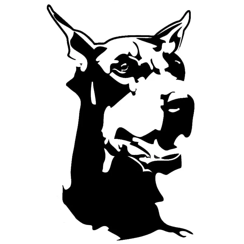 

_ Популярные автомобильные наклейки Doberman, наклейка для моделирования животных, украшение автомобиля из ПВХ, окно, Классическая Водонепрони...