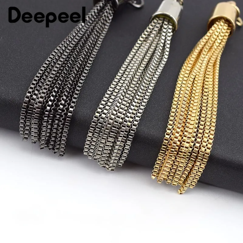 

Deepeel 2/5pcs 95mm Metal Jewelry Tassel Hang Buckle Keychain Chain Stopper Pendant Hook DIY Bag Hardware AccessoriesTF004