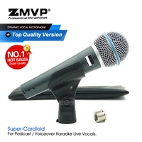 grade a quality beta58a professional wired microphone beta58 super cardioid dynamic mic for performance karaoke live vocal stage