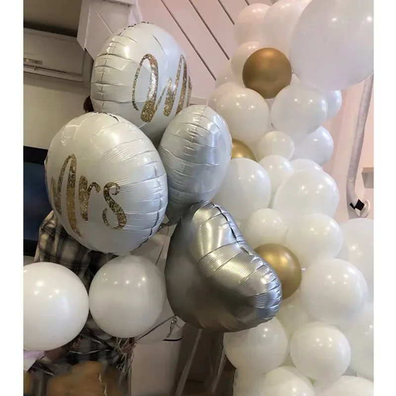 Шары воздушные круглые золотистые с блестками 18 дюймов 2 шт. | Дом и сад