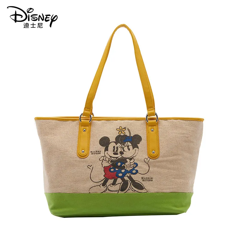 Женская сумка на плечо Disney с Микки Маусом Большая вместительная из искусственной