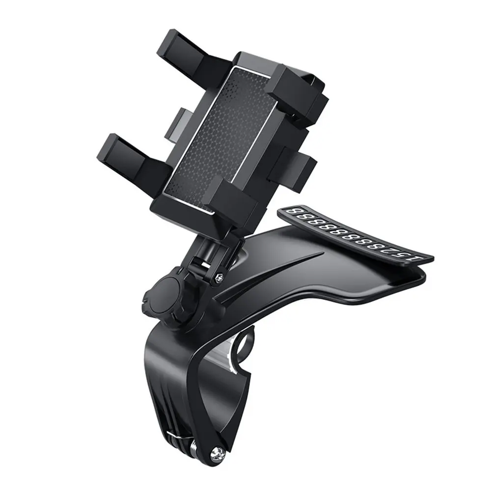 

Car Multifunctional Mobile Phone Bracket 360 Degree Sun Visor Mirror Dashboard Mount GPS Stand Phone Holder