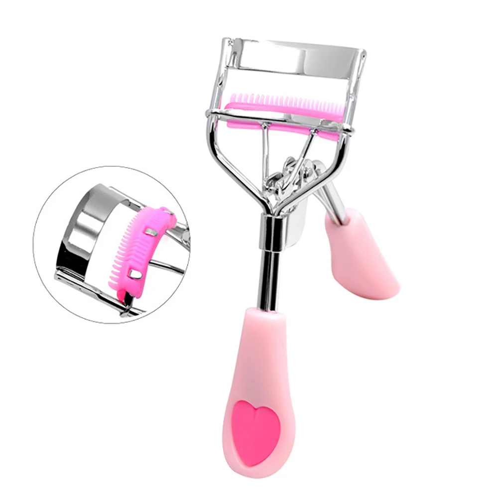 

Woman Eyelash Curler with Comb Tweezers for False Eyelashes Cosmetic Clip Lash Curler Lash Lift Beauty Multicolor Makeup Tools