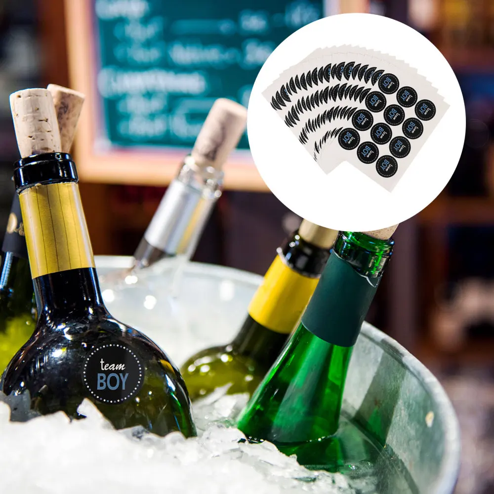 

20 Packs/240pcs Team Baby Shower Party Favors Gender Reveal Party Labels Decor