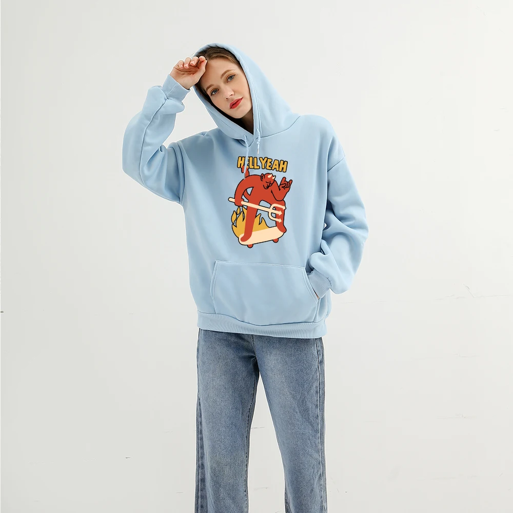 2020 Autumn Hoodies oversized print Pocket Sweatshirts Hooded Harajuku Spring Casual Vintage Korean Pullovers Women sweetshirts