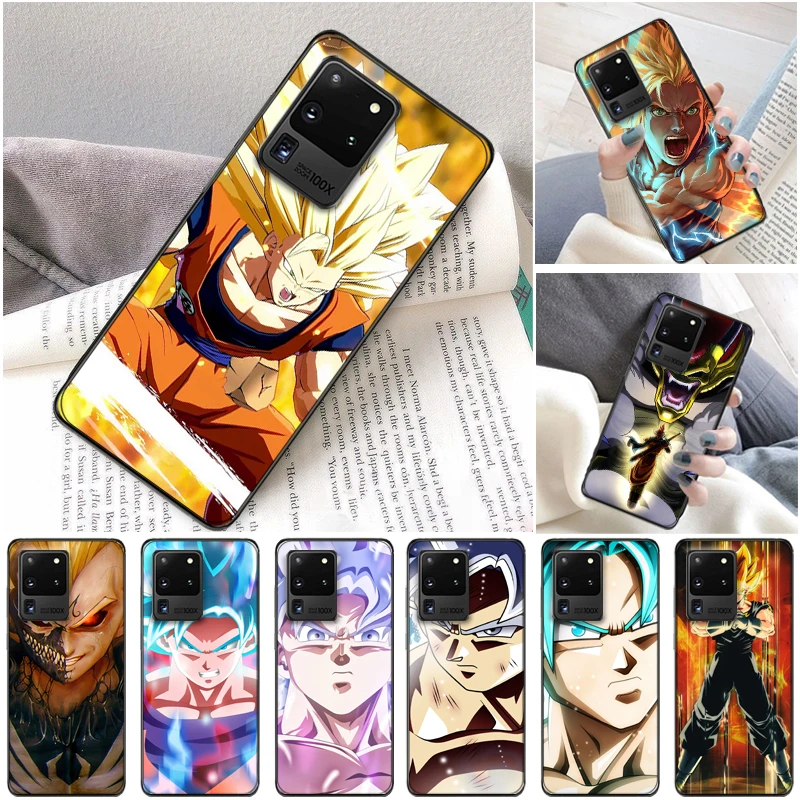 

Anime Figure Dragon Super Warrior Color Painting Phone Case For Samsung Galaxy S20 Plus FE Lite Back Cover Cases Carcasa Funda