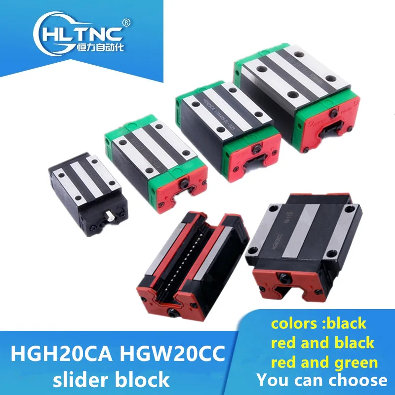 Hiwin и HLTNC HGH20CA HGW20CC слайдер блок матч использовать HGR20 линейная направляющая для линейных рельсов ЧПУ diy запчасти
