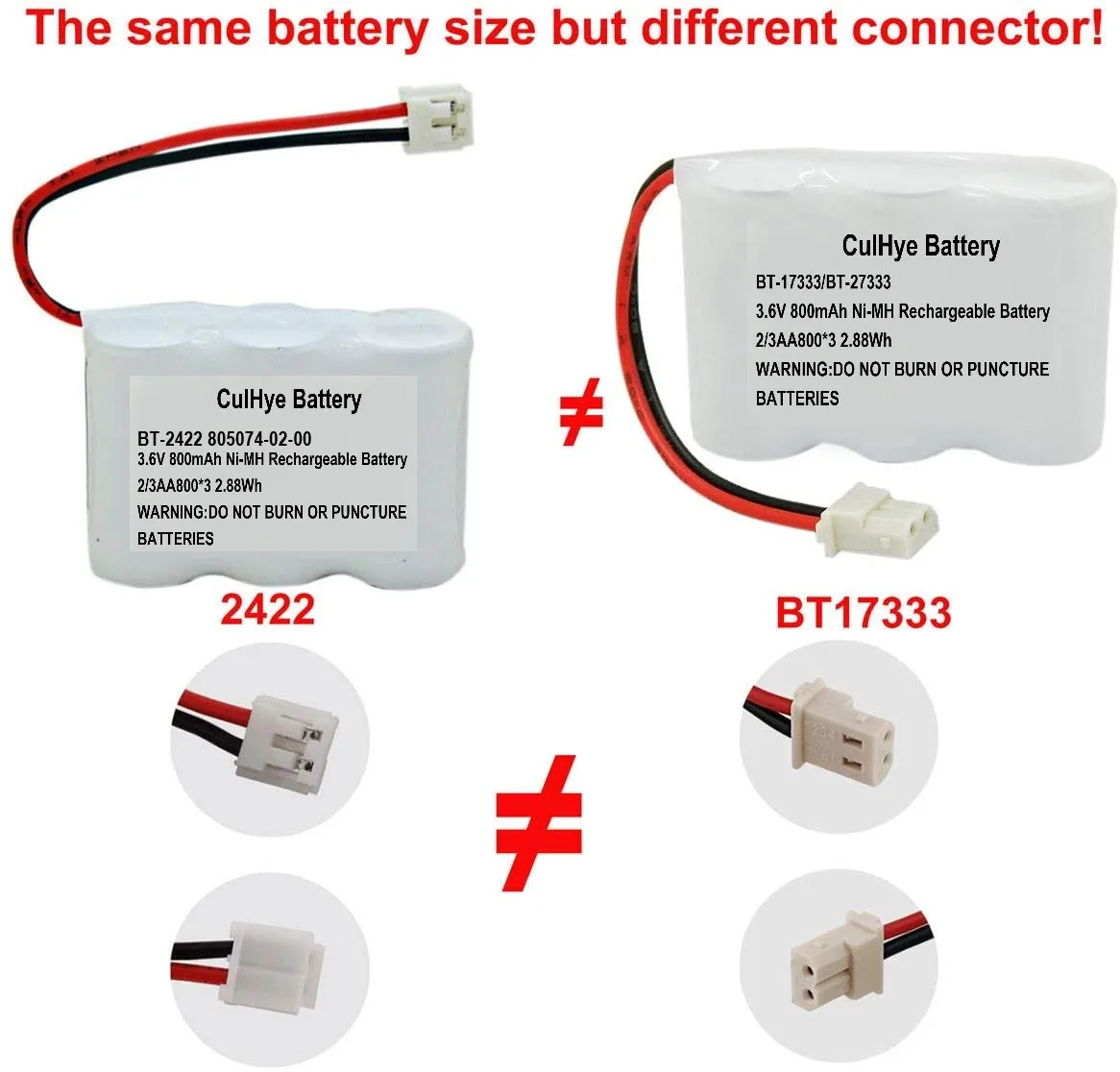 2pcs culhye 3 6v ni mh bt 17333 bt 27333 handset telephone rechargeable battery cordless phone battery bt 17233 bt17233 free global shipping