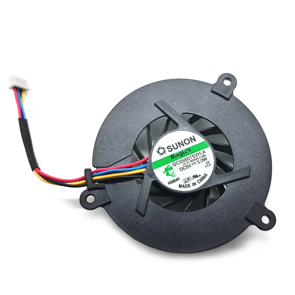 

New Laptop CPU Cooling Fan for ASUS F3J A8 A8J Z99 X80 N80 F8S Z53 M51 4 pin GC056015VH-A 13.V1.B2433.F.GN DC 5V 3W