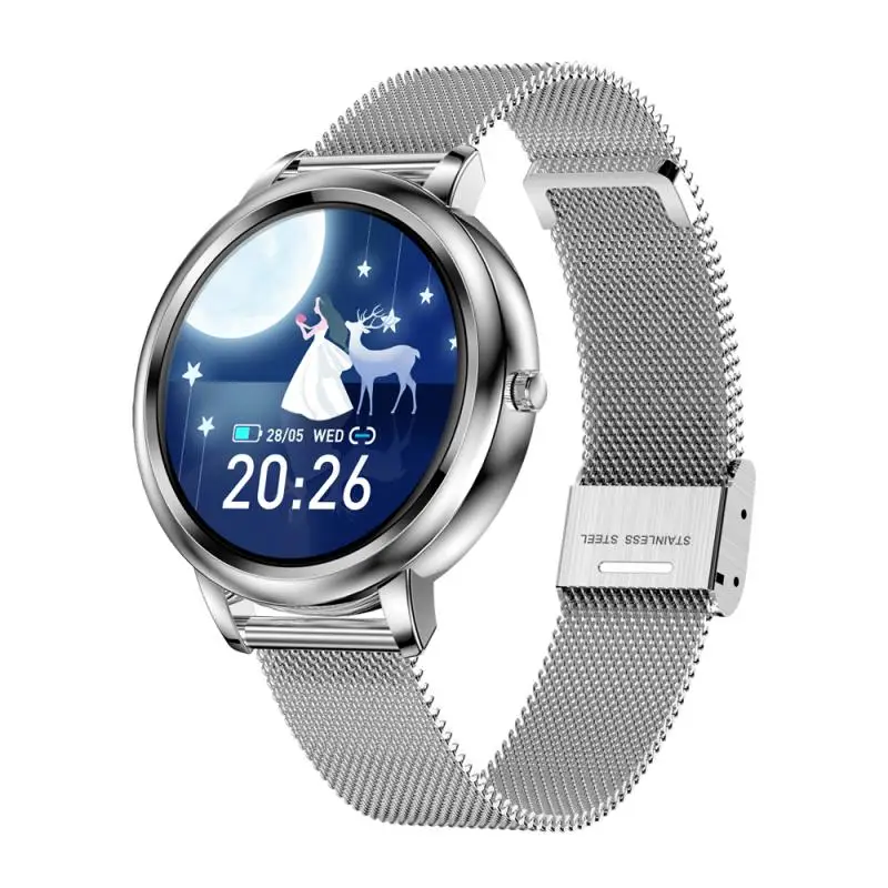 

Новинка 2021, Смарт-часы MK20, женские Смарт-часы с сенсорным экраном 2021 дюйма для девочек, совместимые с Android/IOS, смарт-браслет MK20