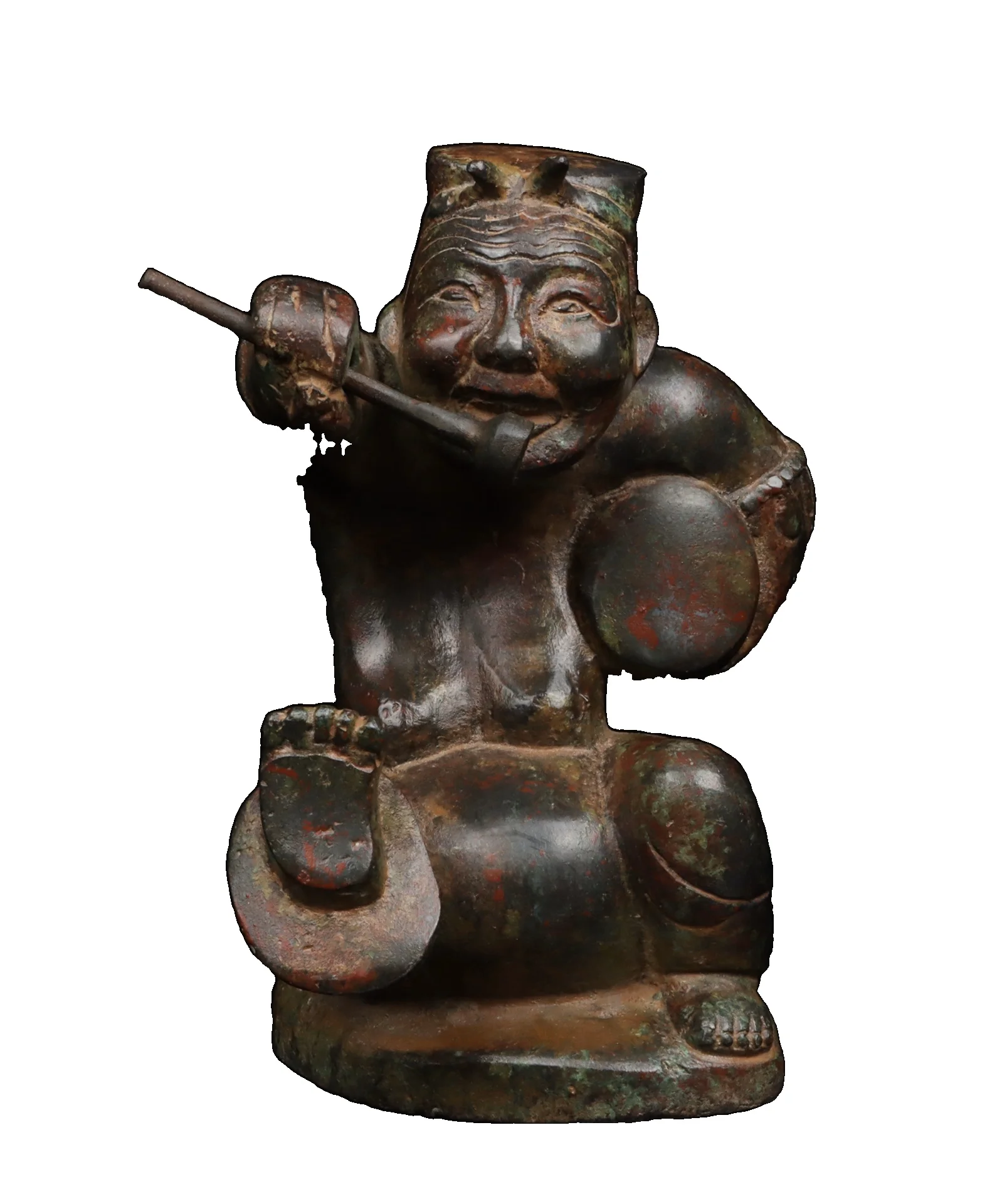 

Статуэтка из искусственной бронзы LAOJUNLU, с надписью, имитация барабана, Античная коллекция шедевров