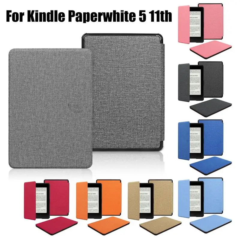 

Новинка 2021, Магнитный смарт-чехол для Amazon Kindle Paperwhite 5 11-го поколения, 6,8 дюйма, чехол из искусственной кожи, чехол, чехлы, чехол