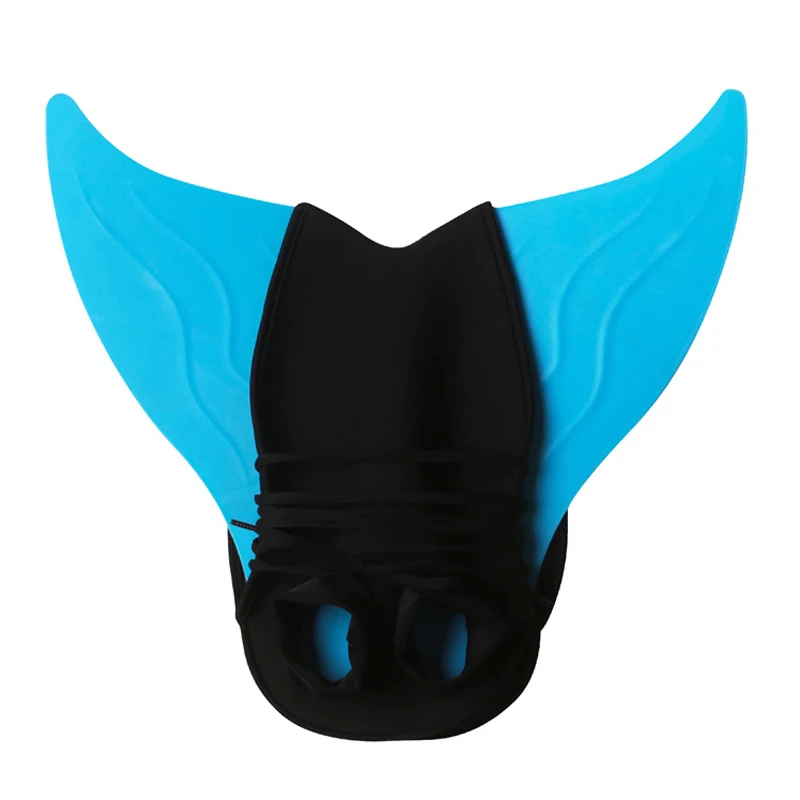Взрослые дети плавают ming ласты Дети Обучение Флиппер моноласт Русалочка плавник