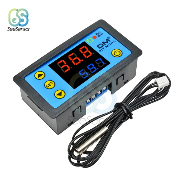 W3231 24V W3230 DC 12 В 24 в 110 В 220 В AC светодиодный цифровой контроль температуры Лер термостат Отопление охлаждение управление переключатель инструмент NTC датчик - Цвет: W3231 24V