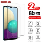 Оригинальное 9H защитное закаленное стекло, 2 шт., для Samsung Galaxy A02s M02s, 6,5 дюйма,  A025M, защита экрана телефона, защитная пленка