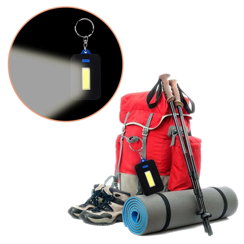 

Portable Outdoor Emergency Light Mini 3 Modes Pocket Key Rings LED Flashlight Torch Keychain Lamps