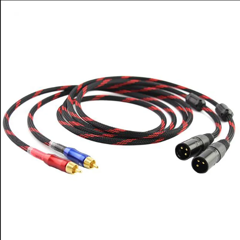 

High Quality A53 OFC Copper RCA to XLR Male Female HiFi Audio Interconnect Cable Phono Balanced Cable