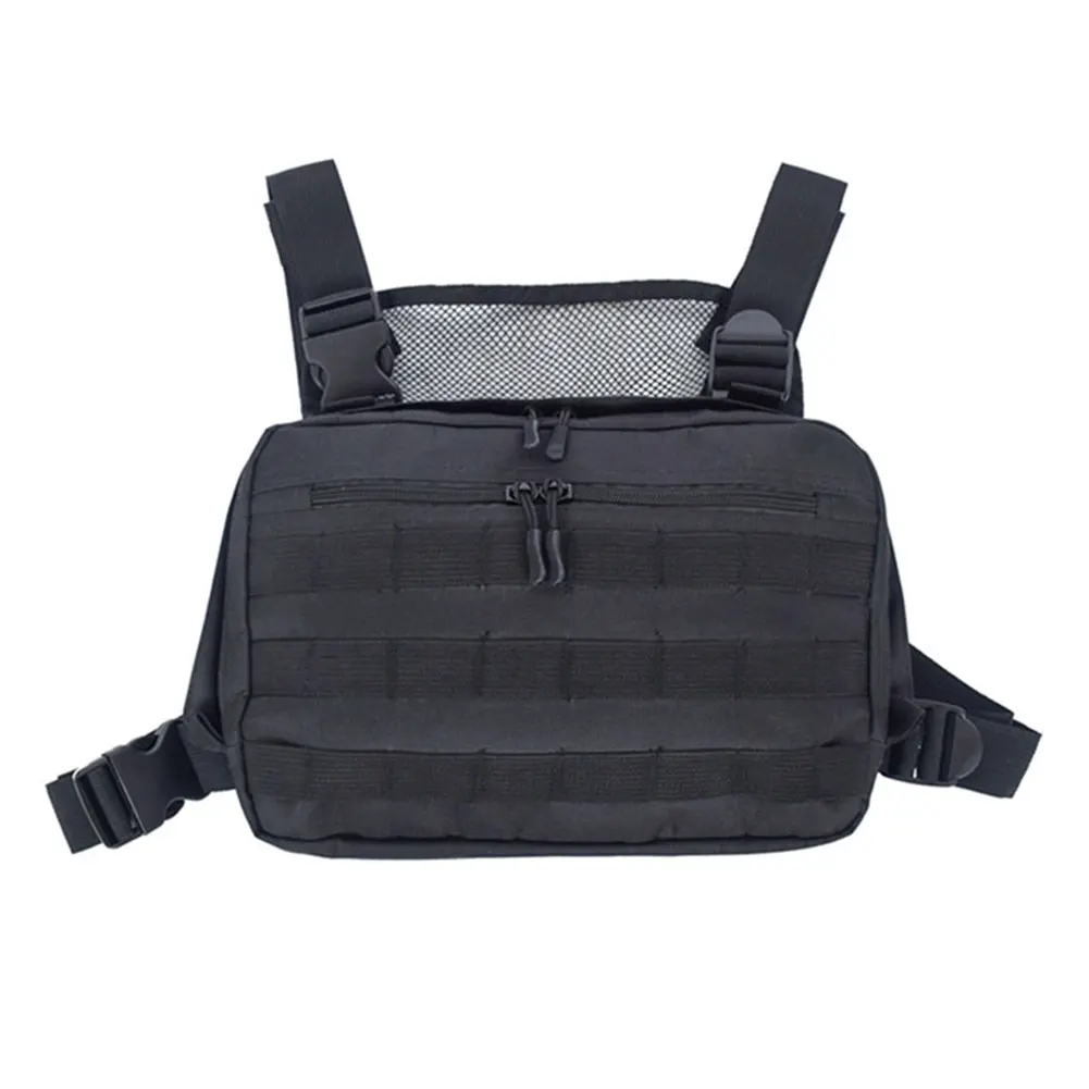 

Chest Rig Bag Radio Chest Vest Pack Multi-Functional Portable Pocket For Sports Camping Hiking Fitness Travel Camping Equipment