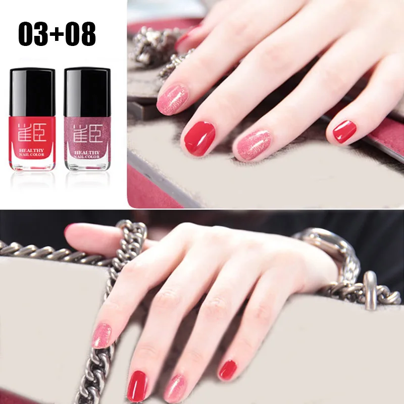 Лак для ногтей Peelable 2 шт. нетоксичный экологически чистый безопасный