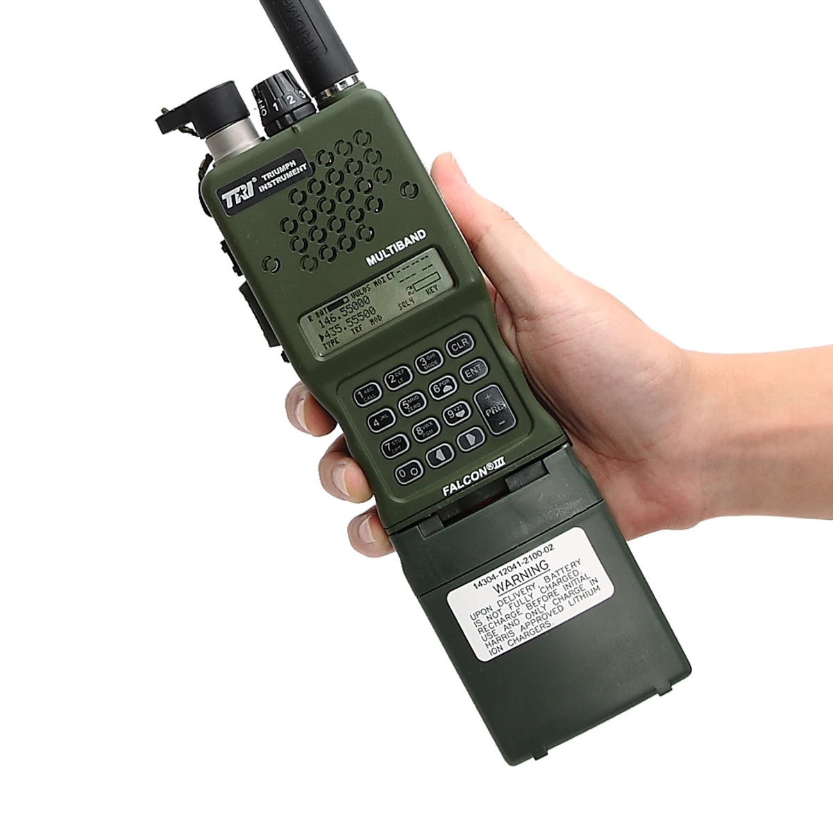 TRI AN/PRC 152 алюминиевая рация MULTIBAND 10 Вт IPX 7 металлический MBITR армейский Тактический