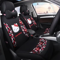 cartoon car seat covers cute car seats cushions set four seasons auto cushion universal for all cars styling girls accessories