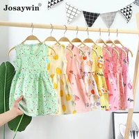2021 new style summer dress for girls kids dresses for girls party vestido cotton casual beach dress print baby children clothes