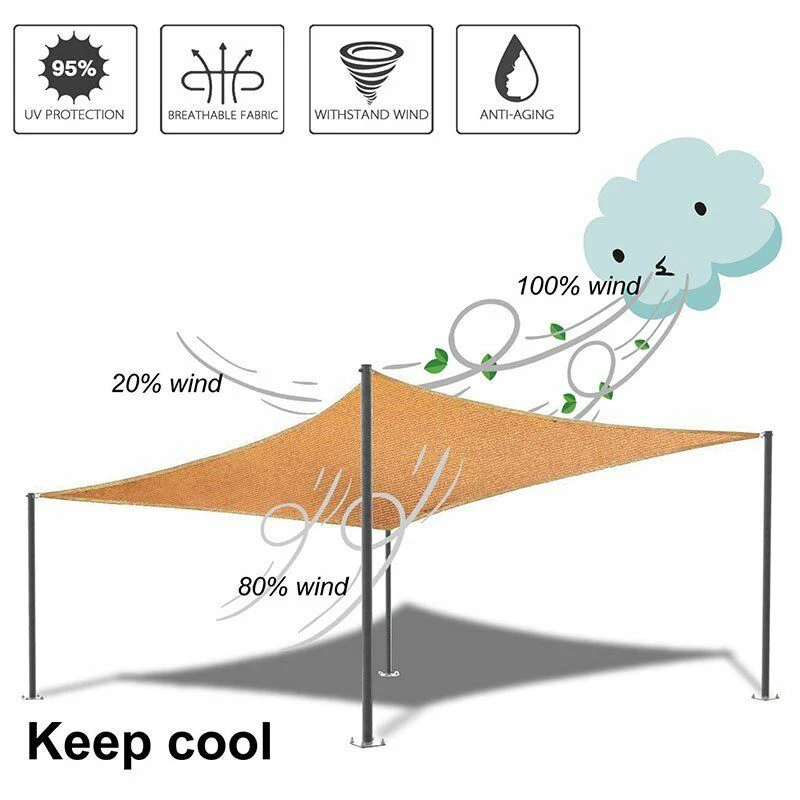 

Waterproof and sun shading triangle havelock awning umbrella sunshade shade sail outdoor canopy outdoor garden