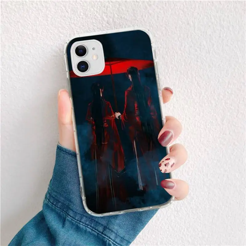 usakpgrt tian guan ci fu painted shell phone case for iphone 12 pro max 11 pro xs max 8 7 6 6s plus x 5s se 2020 xr cover free global shipping