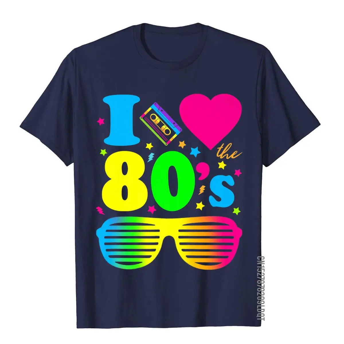 Мужская футболка с надписью I Love The 80s |