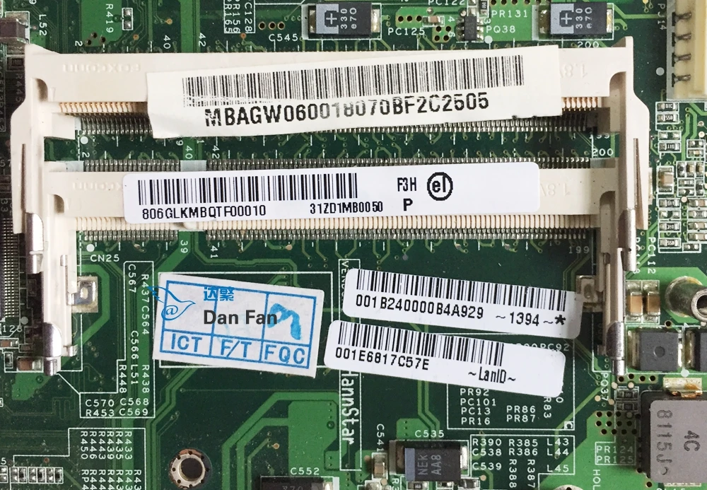 Материнская плата DA0ZD1MB6F0 для acer Aspire 5920G материнская ноутбука MBAGW06001 100%