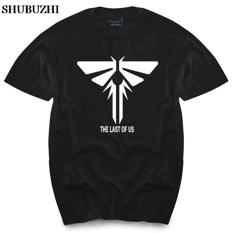 

The Last Of Us Firefly Logo Men's Black T-shirt men's top tees balck t-shirt for male new fashion brand tee-shirts