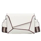 Женская сумка через плечо, лето 2021, модная кожаная сумка-мессенджер, простая широкополосная Наплечная Сумка