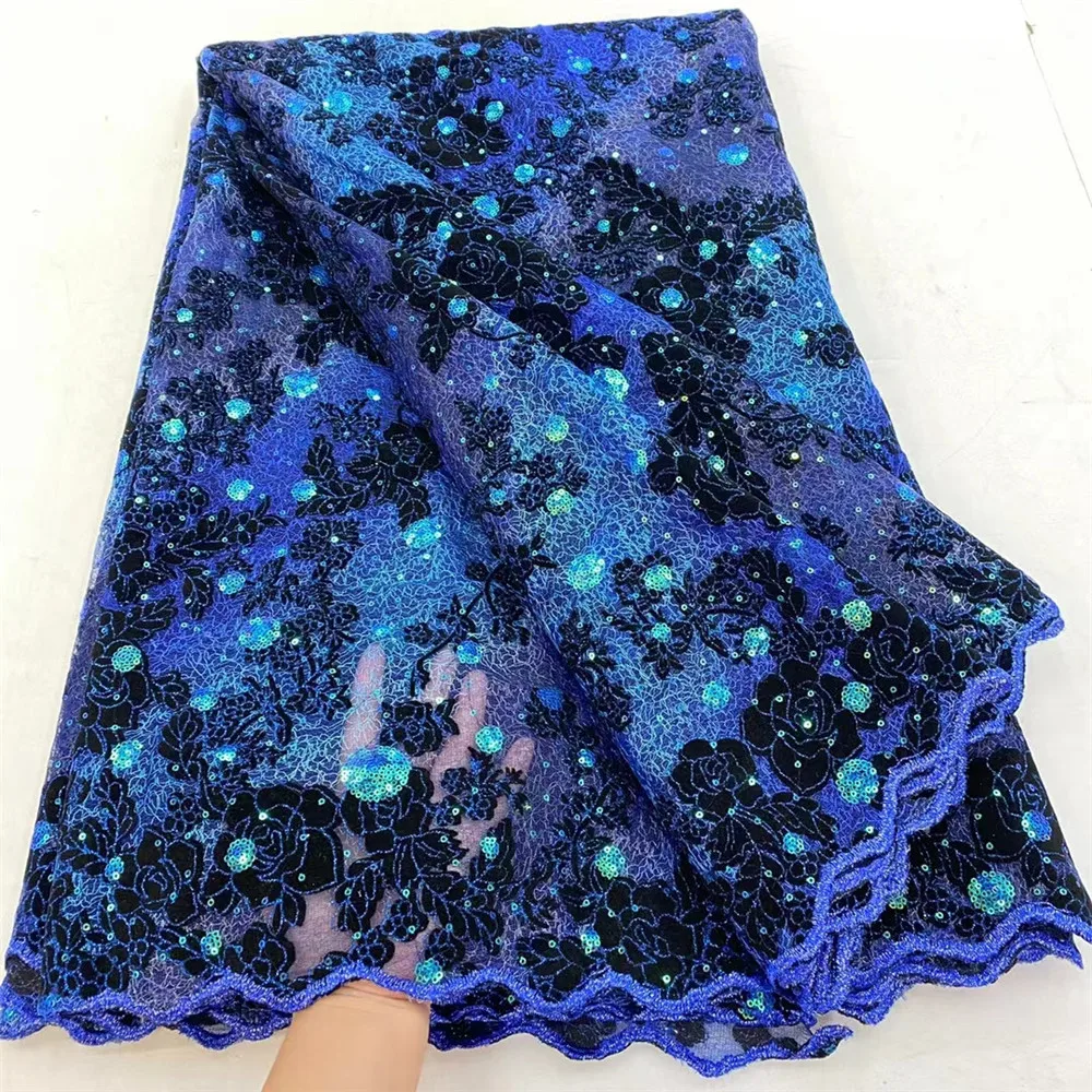 

Familiar 2021 High Quality Velvet Nigerian Lace Fabric Embroidered French African Lace Fabric Weaving Tulle Mesh Lace RF21308