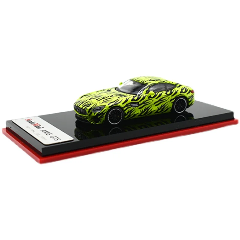 Коллекция AMG GT3 Green ScaleMini 1/64 Смола Супер Спорт литые модели автомобилей Penjing |