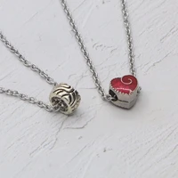new style hip hop female child necklace heart rings pendant goth beauty party stainless steel choker wholesale drop shipping
