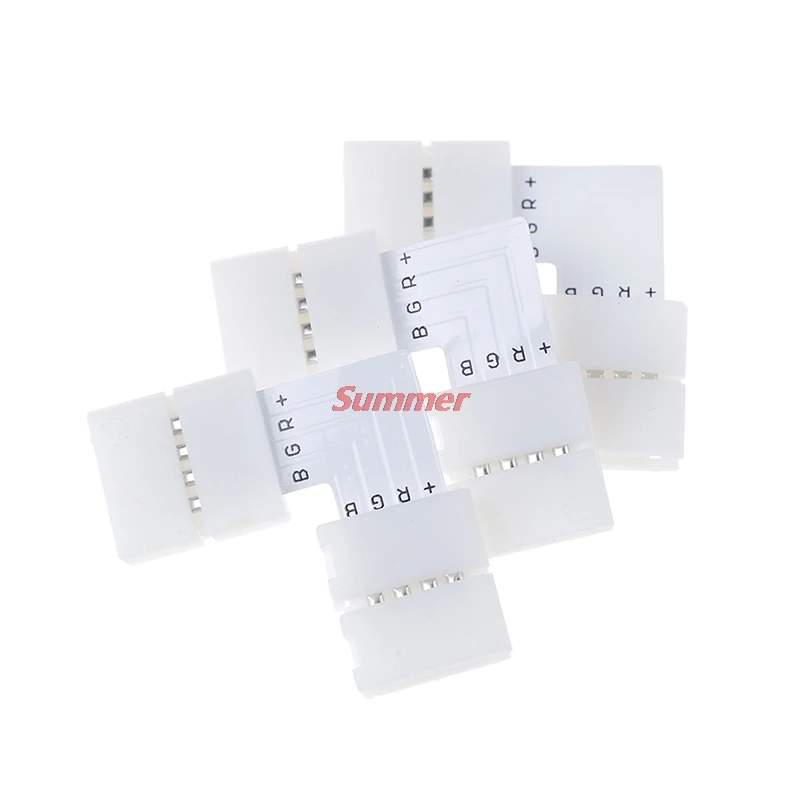 

5Pcs/lot Fashion Free Soldering LED Strip Corner Connector 2PIN L Shape Corner Connector for LED Strip Light
