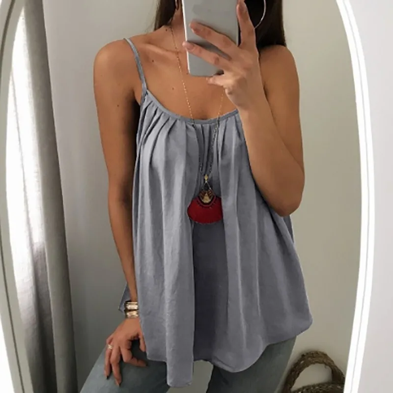 

Camisole women summer Europe and America 2020 new ladies loose racing vest