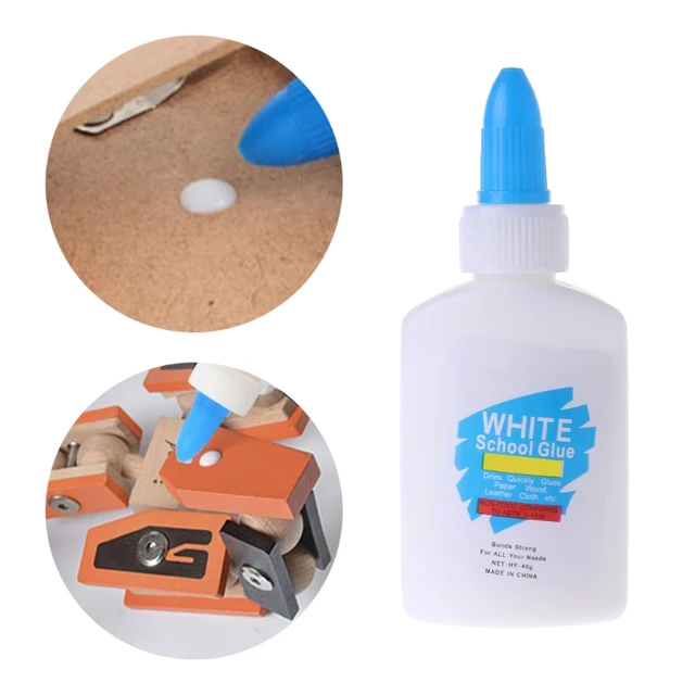 40ml Washable Liquid White Glue Student Bond Paper Crafts Diy School Office  Supply Adhesive Business Stationery - Adhesives & Glue - AliExpress