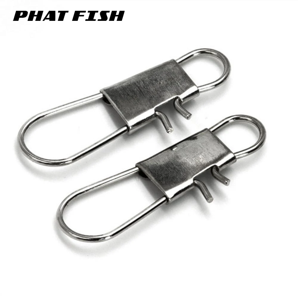

PHAT FISH 100 шт., рыболовные сцепления из нержавеющей стали, до 60 кг