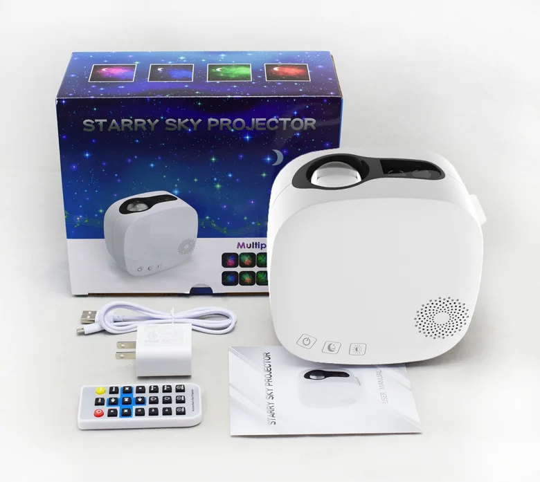 

USB starry sky Projector LED Night Light Projector Galax Nebula Ocean Music Speaker Control Star Projector Moon Night Lamp Gift